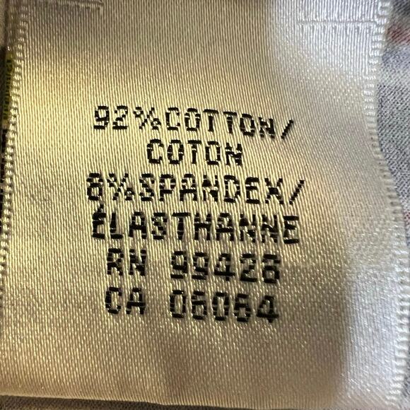 Bugatchi Blue and Red Striped Short Sleeve Comfort Stretch Button Down Size S - Picture 6 of 9